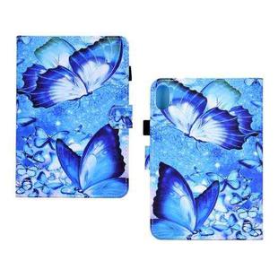 For Lenovo Legion Y700 Colored Drawing Smart Leather Tablet Case(Butterflies)