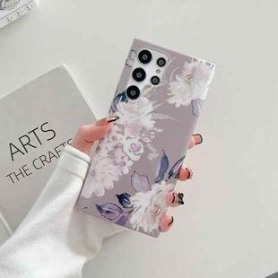 For Samsung Galaxy S22+ 5G Laser Flower TPU Phone Case(Watercolor Pink Flower)