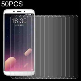 50 PCS 0.26mm 9H 2.5D Tempered Glass Film For Meizu Meilan S6