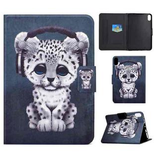 For Lenovo Legion Y700 Electric Pressed Smart Leather Tablet Case(Music Leopard)