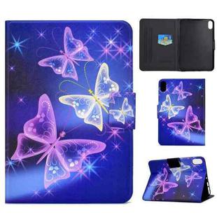 For Lenovo Legion Y700 Electric Pressed Smart Leather Tablet Case(Starry Sky Butterfly)
