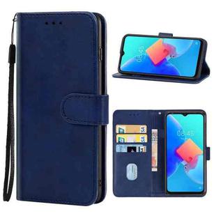Leather Phone Case For Tecno Spark 8C(Blue)
