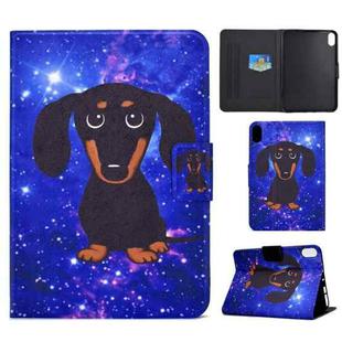 For Lenovo Legion Y700 Electric Pressed Smart Leather Tablet Case(Little Black Dog)