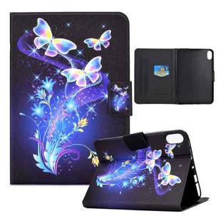 For Lenovo Legion Y700 Electric Pressed Smart Leather Tablet Case(Butterfly Flower)