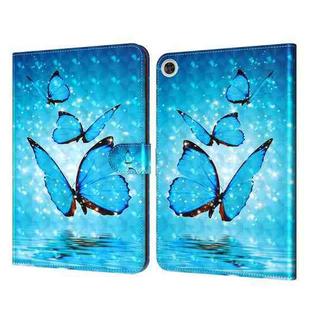 For Huawei Enjoy Tablet 2 10.1 3D Painted Pattern Leather Tablet Case(Three Butterflies)
