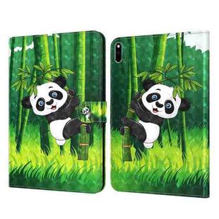 For Huawei Matepad 10.4 3D Painted Pattern Leather Tablet Case(Panda)