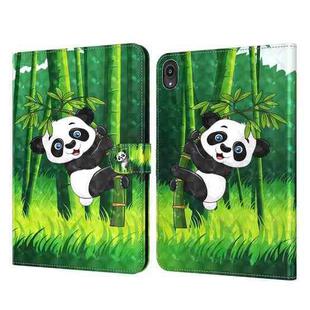 For Lenovo Tab P11 3D Painted Pattern Leather Tablet Case(Panda)