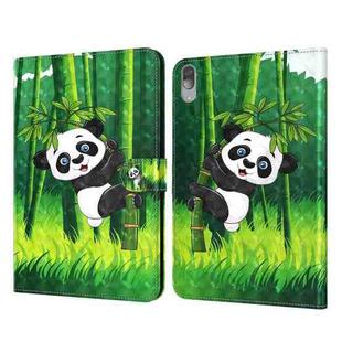 For Lenovo Tab P11 Pro 3D Painted Pattern Leather Tablet Case(Panda)