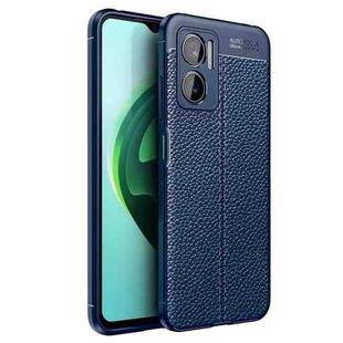 For Xiaomi Redmi Note 11E 5G Litchi Texture TPU Shockproof Phone Case(Navy Blue)