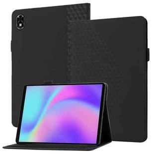 For Lenovo Legion Y700 Rhombus Skin Feel Flip Tablet Leather Case(Black)