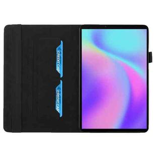 For Lenovo Legion Y700 Rhombus Skin Feel Flip Tablet Leather Case(Blue)