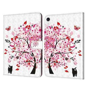 For iPad mini 6 3D Painted Pattern Leather Tablet Case(Cat Under the Tree)