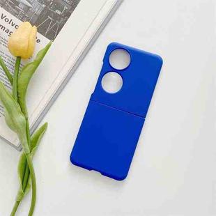 For Huawei P50 Pocket Skin Feel Frosted PC Phone Case(Royal Blue)