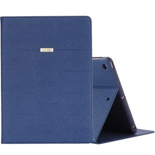 For iPad 9.7 inch (2017) GEBEI PU+TPU Horizontal Flip Leather Case with Holder & Card Slots(Blue)