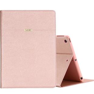 For iPad Pro 11 inch GEBEI PU+TPU Horizontal Flip Leather Case with Holder & Card Slots(Rose Gold)