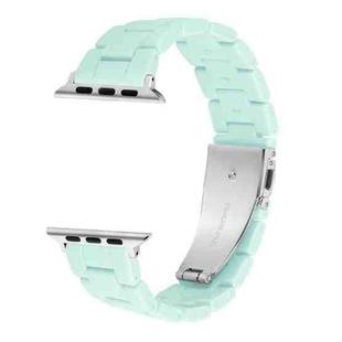 Candy Color Three-Bead Watch Band For Apple Watch Series 8&7 41mm / SE 2&6&SE&5&4 40mm / 3&2&1 38mm(Light Cyan)