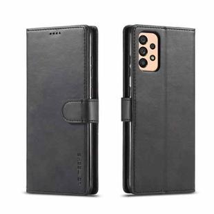 For Samsung Galaxy A33 5G LC.IMEEKE Calf Texture Leather Phone Case(Black)