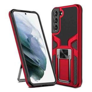 For Samsung Galaxy S22+ 5G Armor 2 in 1 PC + TPU Magnetic Phone Case(Red)