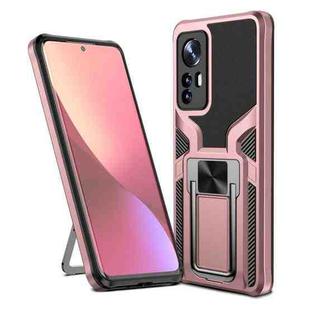 For Xiaomi 12 Armor 2 in 1 PC + TPU Magnetic Phone Case(Rose Gold)