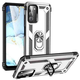 For Samsung Galaxy A03s US Version Shockproof TPU + PC Phone Case(Silver)