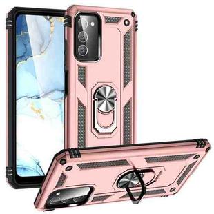 For Samsung Galaxy A03s US Version Shockproof TPU + PC Phone Case(Rose Gold)