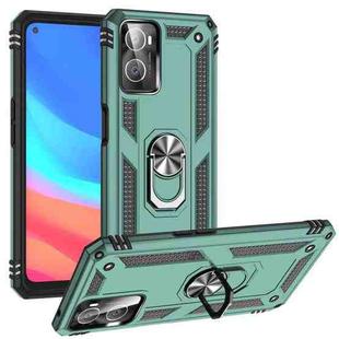 For OPPO A36 / A76 Shockproof TPU + PC Phone Case(Green)