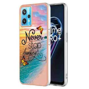 For OPPO Realme 9 Pro+ 5G Electroplating IMD TPU Phone Case(Dream Butterfly)