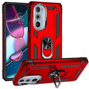 For Motorola Edge 30 Pro Shockproof TPU + PC Phone Case(Red)