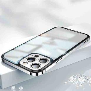 For iPhone 12 Pro AG Frosted Glass Phone Case(Silver)