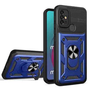 For Motorola Moto G10 / G20 / G30 Eagle Eye Shockproof Phone Case(Sapphire Blue + Black)