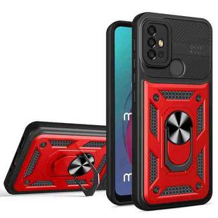 For Motorola Moto G10 / G20 / G30 Eagle Eye Shockproof Phone Case(Red + Black)