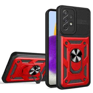 For Samsung Galaxy A33 5G Eagle Eye Shockproof Phone Case(Red + Black)