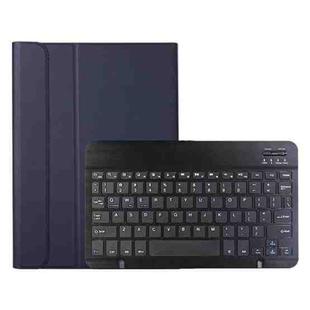 AK16 Lambskin Texture Bluetooth Keyboard Leather Case For Lenovo Tab 6 5G 10.3 inch(Blue)