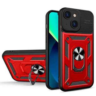 Eagle Eye Shockproof Phone Case For iPhone 13(Red + Black)