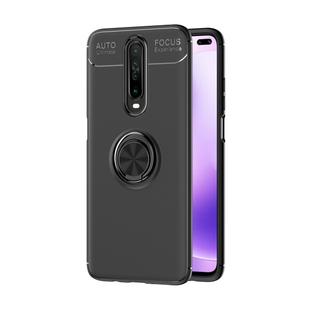 For Xiaomi Redmi K30 Lenuo Shockproof TPU Case with Invisible Holder(Black)