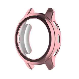 For Garmin Venu 2 Plus Half-pack TPU Electroplating Watch Case(Rose Pink)