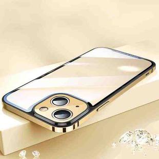 AG HD Glass Phone Case For iPhone 13(Gold)