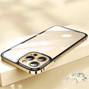 For iPhone 12 Pro AG HD Glass Phone Case(Gold)