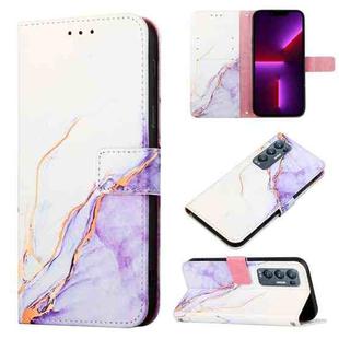 For OPPO Reno5 Pro+ 5G / Find X3 Neo PT003 Marble Pattern Flip Leather Phone Case(LS006)