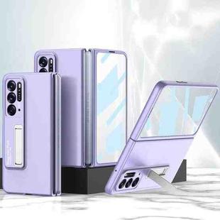 For OPPO Find N GKK Integrated Ultra-thin Full Coverage Phone Flip Case(Purple)