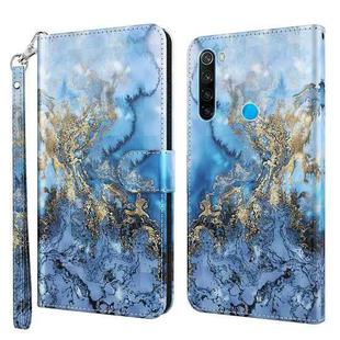 For Xiaomi Redmi Note 8 2021 3D Painting Pattern TPU + PU Leather Phone Case(Milky Way)