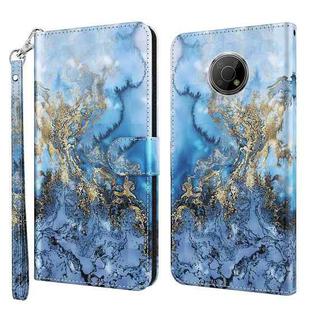 For Nokia G300 3D Painting Pattern TPU + PU Leather Phone Case(Milky Way)