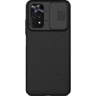 For Xiaomi Poco M4 Pro NILLKIN Black Mirror Series Camshield PC Phone Case(Black)