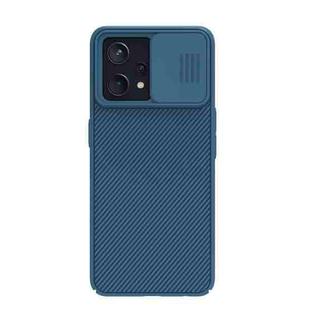 For OPPO Realme 9 Pro+ 5G NILLKIN Black Mirror Series Camshield PC Phone Case(Blue)