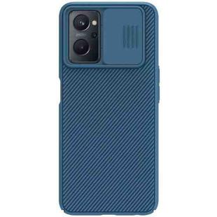 For OPPO Realme 9i NILLKIN Black Mirror Series Camshield PC Phone Case(Blue)