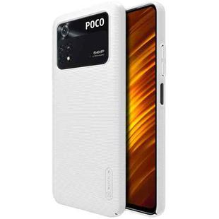 For Xiaomi Poco M4 Pro NILLKIN Frosted PC Phone Case(White)