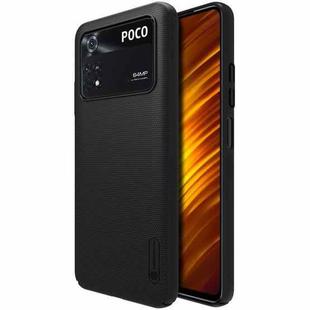 For Xiaomi Poco M4 Pro NILLKIN Frosted PC Phone Case(Black)