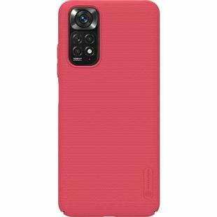 For Xiaomi Redmi Note 11S NILLKIN Frosted PC Phone Case(Red)