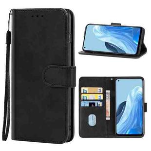 Leather Phone Case For OPPO F21 Pro(Black)