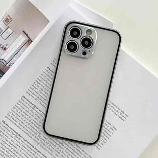 Aluminum Alloy Buckle Installation Double-sided Glass Phone Case For iPhone 13(Silver)